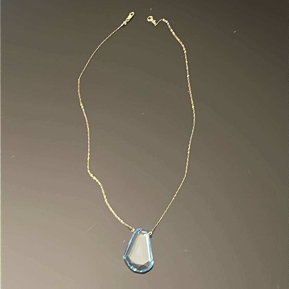 Gorgeous 14 kt 585 stamped gemstone neclace - Picture 14 of 14